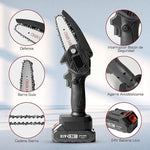 Cut Pro -  Mini Motosierra Eléctrica Inalámbrica 🏡  para Podar - Cortar