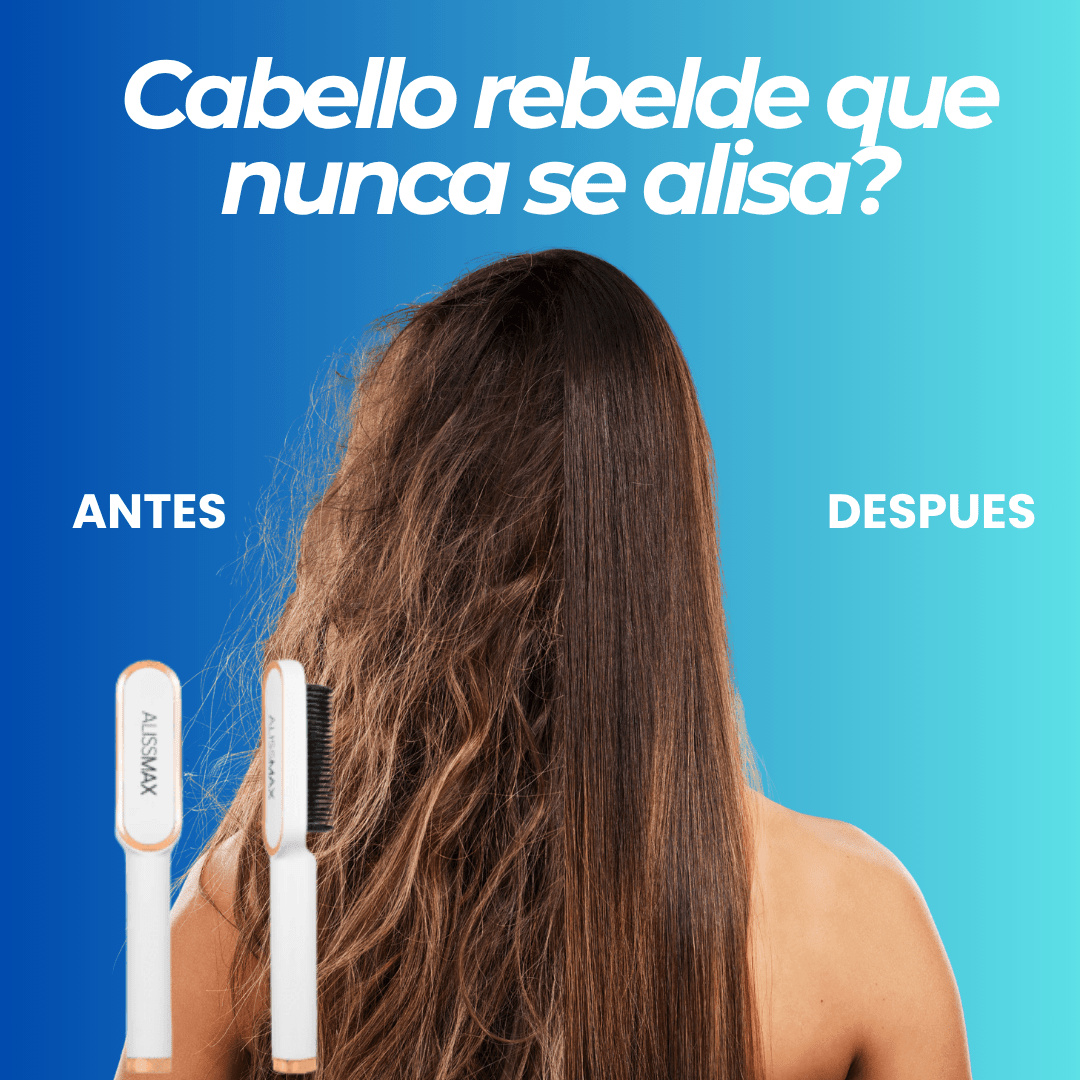 AlissMax™ – Cepillo Alisador Profesional de Alta Potencia| + 1 AÑO GARANTÍA EXCLUSIVA