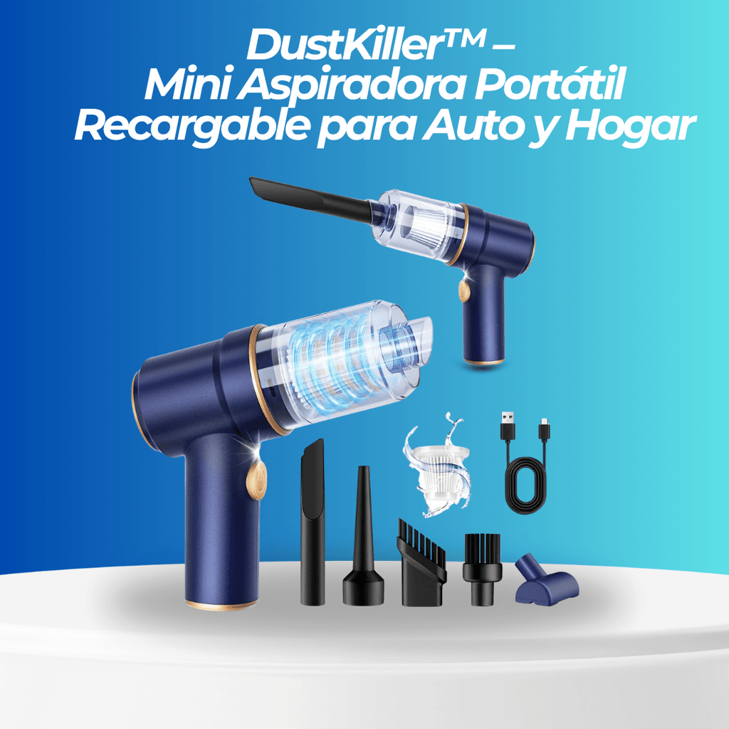 DustKiller™ – Aspiradora Inalámbrica de Alta Potencia Garantía 12 meses